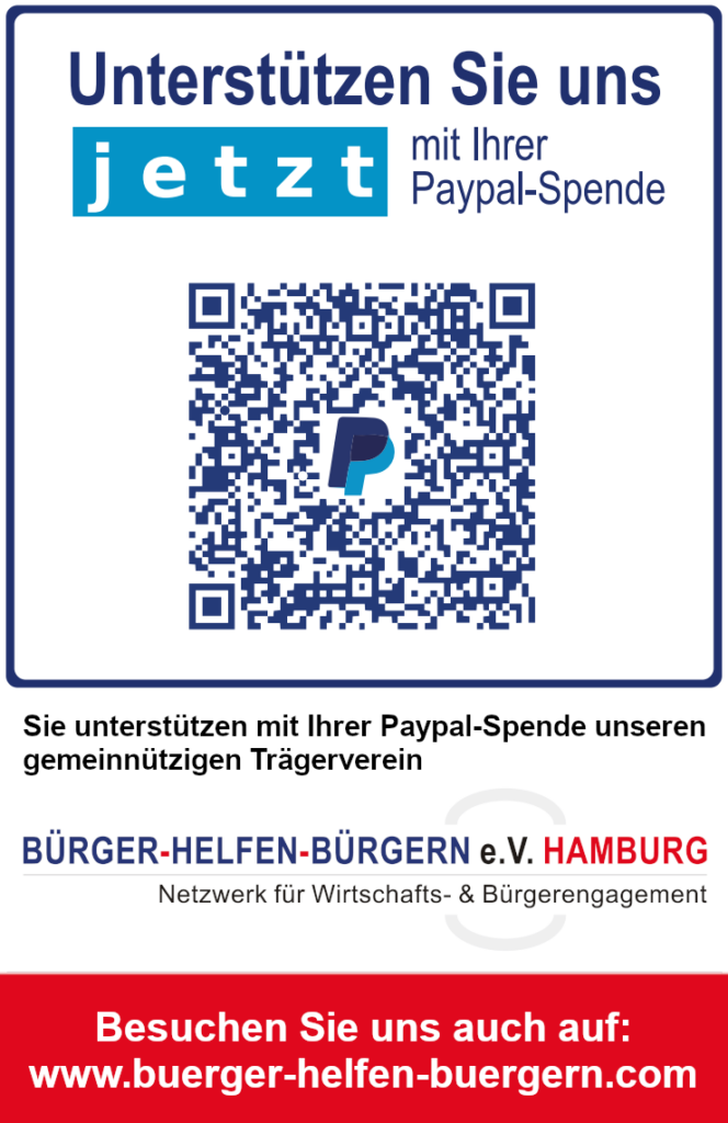 Paypal-Spende an Bürger helfen Bürgern e.V. Hamburg