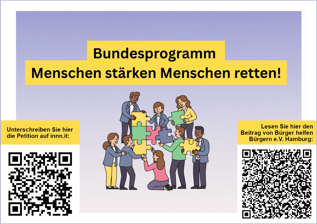 Retten Sie das Bundesprogramm Menschen stärken Menschen - unterschreiben Sie die Petition!
